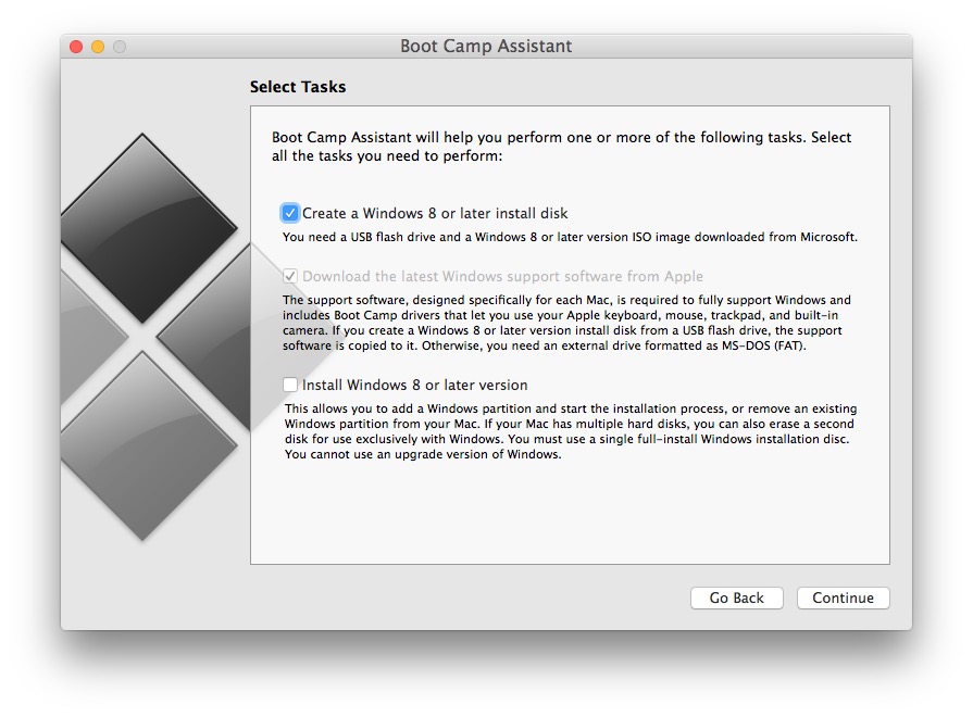 create a bootable usb drive for windows on mac